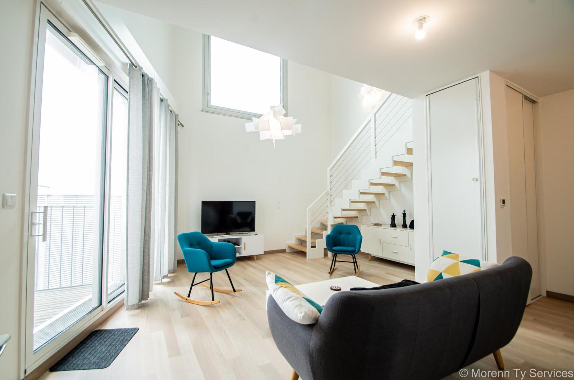 Appartement Triplex Terrasse Proche Metro - Ty Ar Mabilay à Rennes Extérieur photo