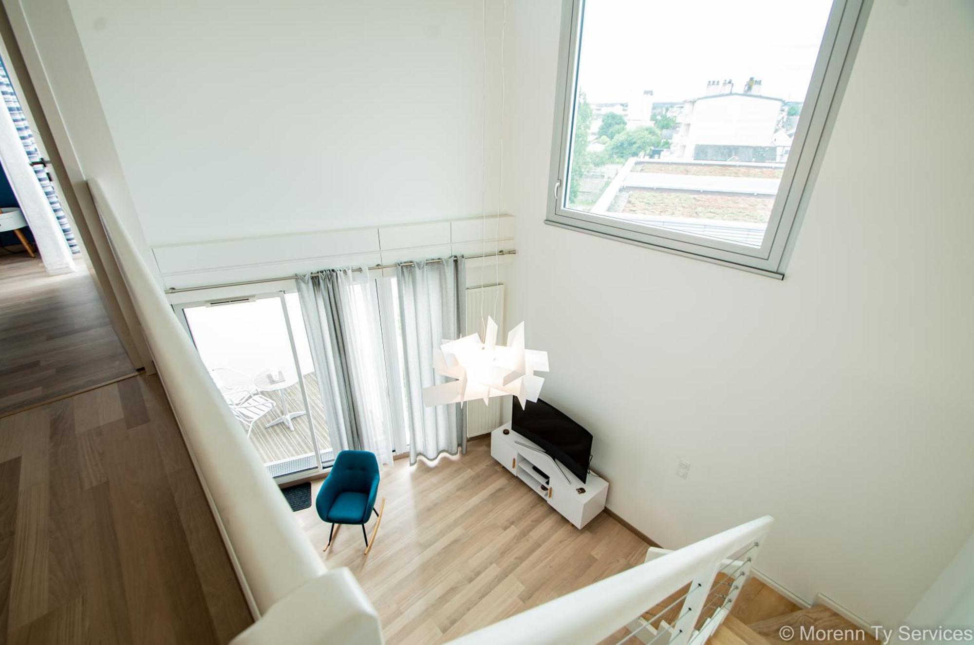 Appartement Triplex Terrasse Proche Metro - Ty Ar Mabilay à Rennes Extérieur photo